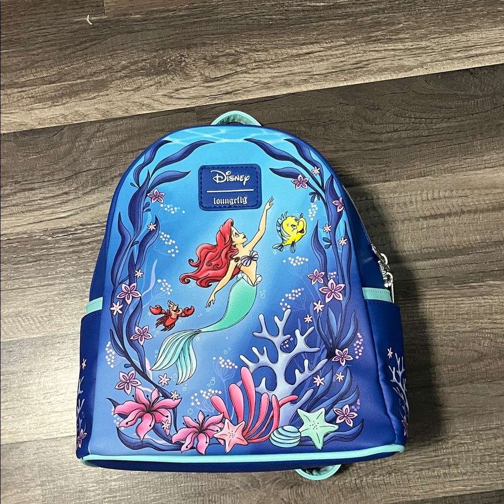 Loungefly Disney Ariel Backpack - Blue and Purple